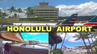 Honolulu International Airport, Oahu - Hawaii  4K