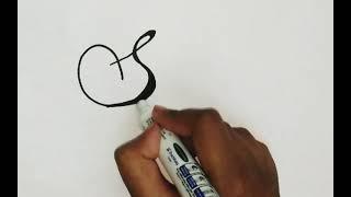 Satisfying calligraphy || Calligraphy || Miss Craftious  #shorts