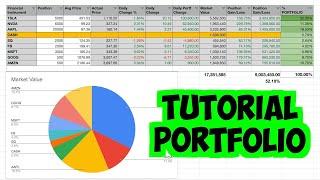 TUTORIAL para Gestionar tu Portfolio GRATIS con Google Sheets