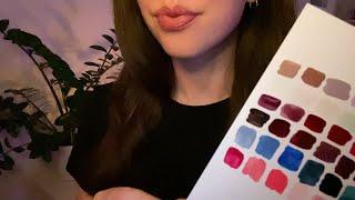 ASMR Swatching My Nail Polish Collection  (Soft Spoken)