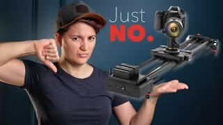 Don't WASTE money on camera sliders!