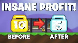 INSANE PROFIT in Growtopia 2021! How to get RICH FAST in Growtopia! (LAZY PROFIT)