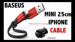 Baseus USB Fast Charger Cable For iPhone X 5 6 7  2A Charger Cable ALIEXPRESS UNBOXING