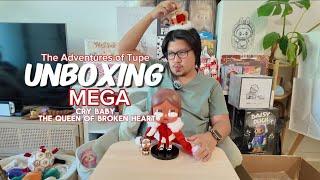 Unboxing Popmart Cry Baby Queen of Broken Heart 400% [Cry but be stronger]