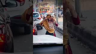 Traffic jam Viral girl dance video #viralvideo #delhigirldance #viraldance #shorts