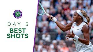 Magic from Coco and Tiafoe 🪄 | Best Shots | Day Five | Wimbledon 2024
