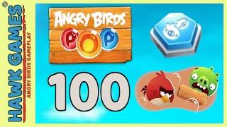 Angry Birds Stella POP Bubble Shooter Level 100 - Walkthrough, No Boosters