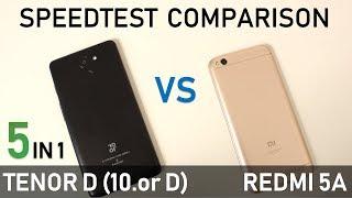 Redmi 5A vs 10.or D SpeedTest Comparison