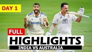 India Vs Australia | Full Highlights | 4th Test Match Day 1 Stumps | Ind Vs Aus