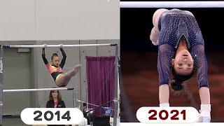 Sunisa Lee || Uneven Bars Evolution || 2014~2021