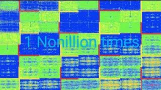 4 Septillion to 1 Nonillion times