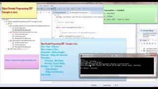 Object Oriented Programming OOP Concepts in Java