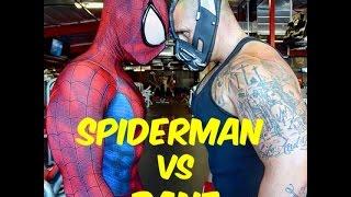 Spiderman vs Bane workout Part 1 (Let the gains begin)