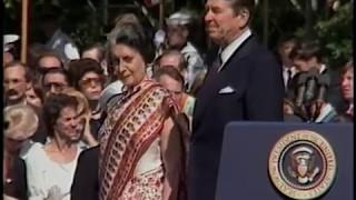 President Reagan's Remarks at Prime Minister Gandhi of India State Visit on July 29, 1982