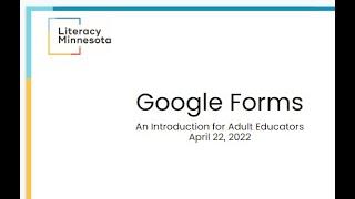 Google Forms for Teachers