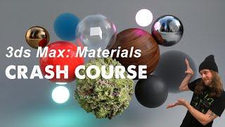 3ds Max: Materials and Render Settings CRASH COURSE + Scene Files