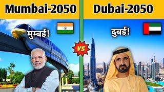 Mumbai 2050 Vs UAE 2050 Comparison in Hindi-Dubai 2050 vs Mumbai 2050 City comparison-Youthpahadi