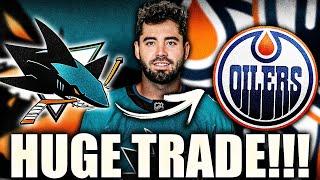 EDMONTON OILERS MAKING A HUGE ADDITION: JAKE WALMAN TRADE FROM THE SAN JOSE SHARKS