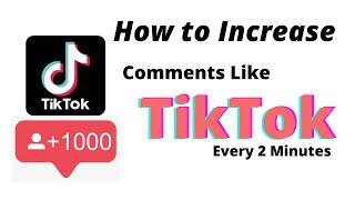 How to Increase TikTok Comments Like In 2 Minutes | Get TikTok Comment Likes 100K - SafiDotTech