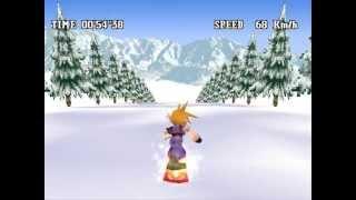 Final Fantasy VII - Snowboarding in Great Glacier WR