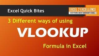 3 Different ways to use VLOOKUP formula for data mapping - Excel Quick Bites