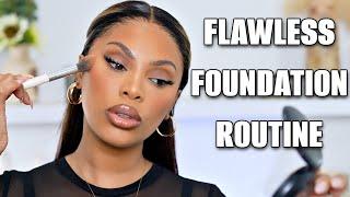 FLAWLESS LONG LASTING FOUNDATION ROUTINE| THE PERFECT BASE