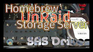 Building A Cheap Homebrew UnRaid Storage Server 2021 - Installing SAS Drives & Raid Controller