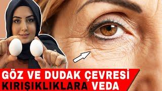 Göz ve Dudak Çevresi Kırışıklıklarına Doğal Çözüm | Yumurta Akı Maskesi