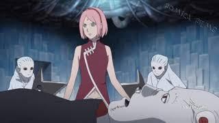 Sarada rescue Sakura English Dub Naruto