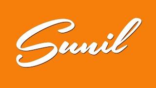 Sunil signature style | Sunil Name Signature Style | S Signature Styles By Sign O Sign