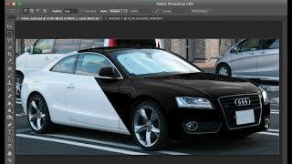 Change color from white to black | Photoshop CC, CS6, CS5