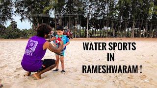 Water sports in Rameshwaram (with child) | Quest Academy | August 2019