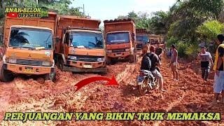 Perjuangan Paling Terberat Truk Fuso, Semua Sopir Kocar-Kacir Di Jalur Ekstrim