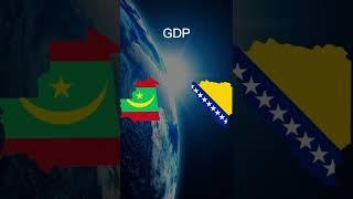 Mauritania vs. Bosnia and Herzegovina #shorts #viral #geography