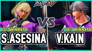 KOF XV  Shermie Asesina (Leona/Athena/Shermie) vs Violent Kain (Geese/Rock/Ryo)