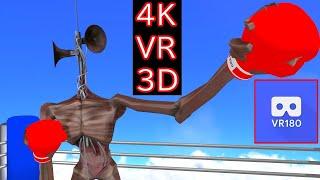 【VR180】 Siren Head and Boxing in School