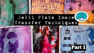Magazine Image Transfer with the Gelli Plate: Part 1