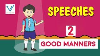 GOOD MANNERS | SPEECH 02 | Vimal Jyothi Publications