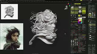 zbrush bust speed sculpting