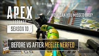 So...now Melee In APEX Is Nerfed to the ground? l Before Vs After Melee Nerfed in Apex Legends