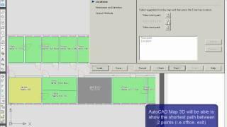 Network Routing in AutoCAD Map 3D