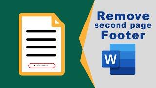 how to remove footer from second page in Microsoft Word