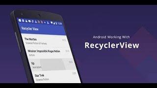 RecyclerView - part 2 (handling onclick events, using interface, deleting data)