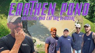 Reclaiming a earthen  pond