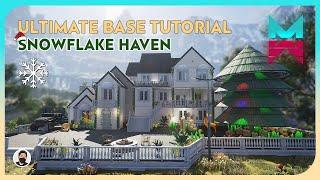 Creating Snowflake Haven Base Design in ONCE HUMAN! - with DIY Christmas Tree!