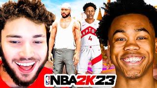 Adin & Scottie Barnes Team up in the NBA 2K23 Park.. *FUNNY*