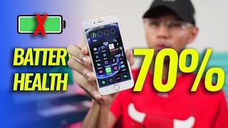 Aku Guna iPhone Battery Health 70% - Jangan Tukar Lagi ! 