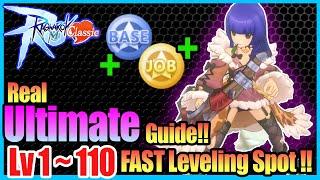 Real Ultimate Leveling Spot!! Fast leveling Guide!! [Ragnarok Mobile Classic]