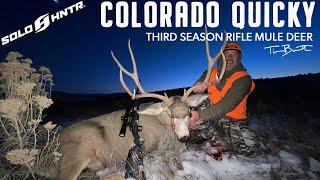 Colorado Quicky 3rd Season Rifle Mule Deer Hunt