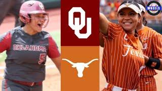 #1 Oklahoma vs #5 Texas Highlights | 2024 College Softball Highlights